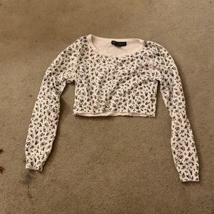 Really cute, flowery crop top